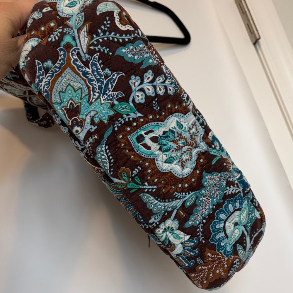 Vera Bradley Java Blue Floral Patterned Tote Bag - image 4